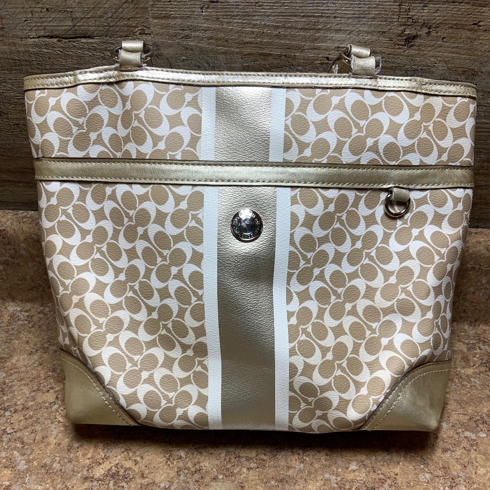 Coach leather handbag